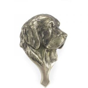 Golden Retriever - Heurtoir de porte avec t&ecirc;te de chien, heurtoir de porte en laiton, d&eacute;coration de porte r&eacute;tro par Art-Dog