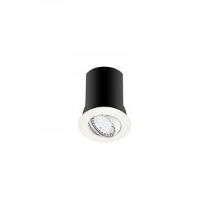 Indigo - Spot encastré rond orientable Blanc mat-2700°k-5w