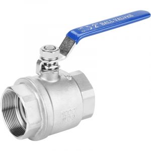 Decdeal Vanne à Bille 2 Pièces en Acier Inoxydable 304 - Pleine Porte DN50 2'' Filetage Femelle - 1000 WOG