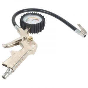 Compresseur Manom&egrave;tre Gonfleur De Pression Air Pour Pneu Voiture Auto Moto