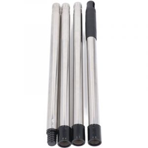 Poteau de nettoyage de goutti&egrave;re en alliage d'aluminium, Extension d'outil de toiture extensible de 2 &agrave; 8,2 pieds