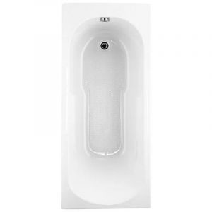 [JAMAIS UTILISE] Baignoire Rectangulaire &agrave; Encastrer AQUANCE Serie Baig en Toplax Blanc 170x75 cm - 220511