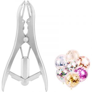 Pince d'expansion de ballon, Pince de remplissage d'expansion de ballons en acier inoxydable, extenseur de bouche de ballon, outils de f&ecirc;te &agrave; faire