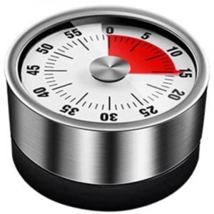 Timer,Minuteur de Cuisine mécanique, Minuterie magnétique adsorbable,Affichage Temps Restant avec Alarme Sonore,Minuterie Aimanté,Timer pour Cuisson