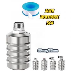 Vanne d'eau, vanne &agrave; flotteur de contr&ocirc;le du niveau de liquide, enti&egrave;rement automatique en acier inoxydable 304, contr&ocirc;leur de niveau d'eau de vanne