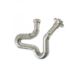 Siphon flexible extensible universel chrom&eacute; - talla 1 1/4 x &Oslash; 32/40mm