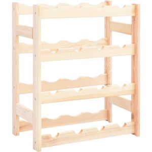 Casier à bouteilles pour 16 bouteilles / Range bouteille Meuble Range Bouteille Pinède