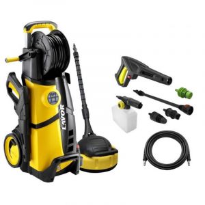 [JAMAIS UTILIS&Eacute;] Lavor - Nettoyeur haute pression &agrave; eau froide 2500 W 160 bar d&eacute;bit 510 L/h avec accessoires - LVR4 PLUS 160 DIGIT