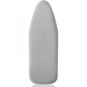 Housse de table à repasser haut de gamme pour un repassage rapide et facile, compatible avec les fers à vapeur, gris argenté, 38-45 cm x 120-125 cm