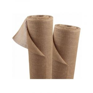 Aquagart - 20m x 1m tissu de jute 215g/m² tapis de jute jute de jardin tissu de jute toile de jute ruban de jute