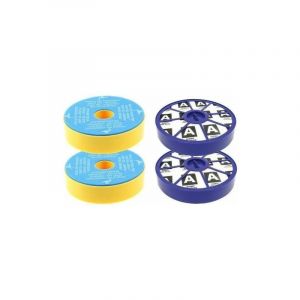 Keyoung - Kit de Filtres Lavable Pré Moteur et Après Moteur, Allergie hepa Kit de Filtres pour Aspirateurs Dyson DC19 DC20 DC29 (2 de Chaque)