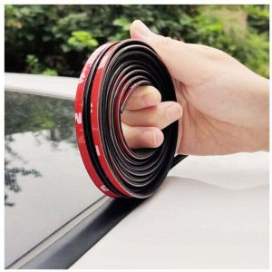 joint pare brise adhesif Universel de 4 m&egrave;tres, joint toit ouvrant, joint porte voiture, joint caoutchouc adhesif, colle pare brise voiture (19mm 4m)