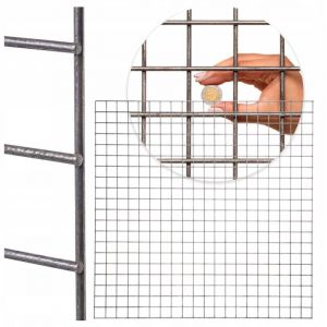 Caillebotis en acier nu soud&eacute;, t&ocirc;le 1000 x 1000 mm, maille 50 x 50 mm, fil 4,6