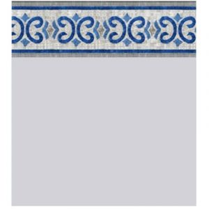 Piscineo - Liner Piscine 75/100 Gris Frise Oxford 5.00x3.00m H1.32m