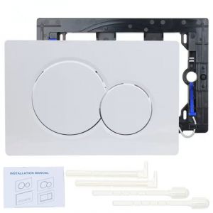 Plaque de commande WC Geberit Sigma 30Plastique durableInstallation sans outilsDesign minimaliste &eacute;l&eacute;gant SIGMA01