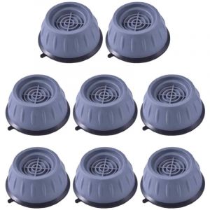 Tuserxln - Tapis Anti-vibration Machine à Laver 8PCS, Patin Anti Vibration Lave Linge Anti Bruit, Support Machine à Laver Sèche-linge Universel