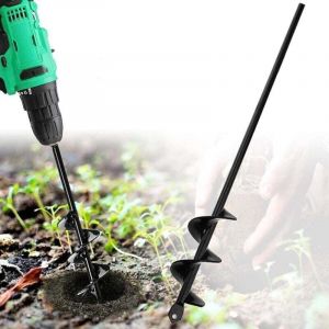 Tariere pour perceuse,Foret h&eacute;lico&iuml;dal de jardinage,4&times;45cm