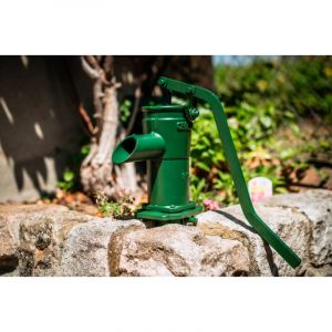 Pompe à main auto-amorçante Spid'O Classic ma 18 – Fonte antirouille – Débit 1,8 m³/h – Aspiration jusqu'à 8 m – Idéale jardin & amorçage pompes de