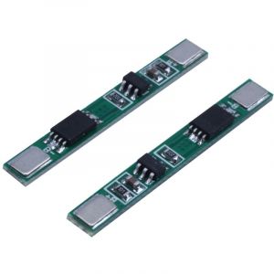 10 pieces Carte de circuit imprime protection batterie Li-ion pcm 18650 1S 3.7V 4A pour lithium ion li Batterie Double mos