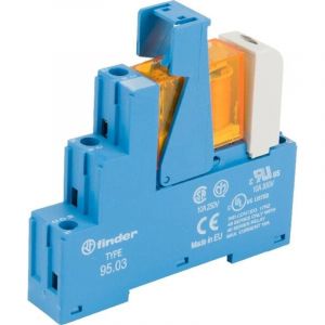 Finder - Relais d'interface 230V c.a., 1 rt, montage Rail din, série , 48 Series ( Prix pour 1 )
