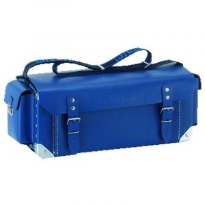 Sacoche de plombier en cuir v&eacute;ritable bleu mod. vega