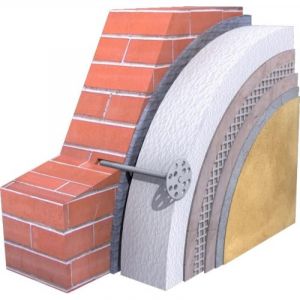 Rawl - Chevilles d'isolation ki 10 avec clou nylon 10X140 mm, boîte de 250 chevilles