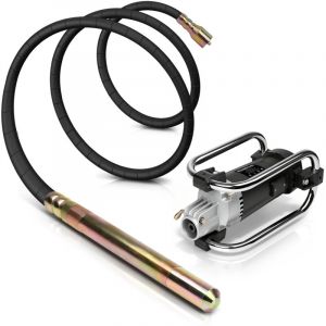 Vibreur à Béton 3200W 6800U/min Moteur Puissant - Mains Libres, 4M- Ø 35mm Aiguille Vibrante, Vibrateur de Béton électrique, Vibreur à Main pour