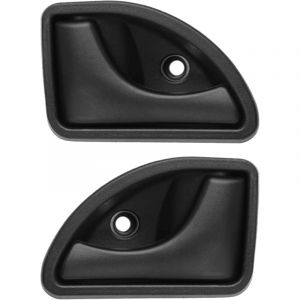 1 Paire Poignées de Porte Intérieures de Voiture Avant Gauche et Droite Compatible avec Twingo Kangoo 8200259376 8200289434 8200247802 ABS Pièces de