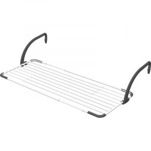 S&eacute;choir &agrave; linge de balcon extensible Vileda "Brezza Extend" noir 20 m