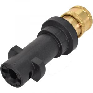 Adaptateur pour pistolet de nettoyeur haute pression Karcher K2-K7 avec raccord rapide femelle 1/4" et accessoires.