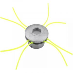 Tete Debroussailleuse Universelle, Tete Debroussailleuse 4 Fils, Aluminium Tete Fil Débroussailleuse Accessoire de Débroussailleuse pour Tondeuse à