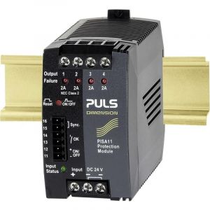 Module de protection 4 canaux Entrée 24 V/DC / 4 x 2 A PULS DIMENSION PISA11.402 S92052