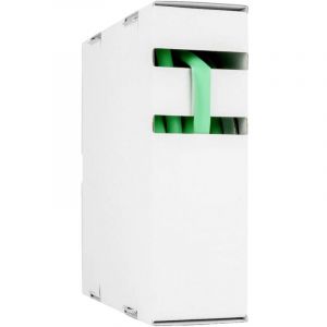 Hongshang - 211144358 Gaine thermorétractable sans colle vert 3.20 mm 1.60 mm Taux de retreint:2:1 15 m