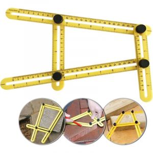 Regle Multi Angle d'outil de Mod&egrave;le, Angleizer Template Tool, R&egrave;gle de Mesure Multi-angle, Pliable R&egrave;gle de Mesure, R&egrave;gle Gn&eacute;rale Mod&egrave;le Angleizer