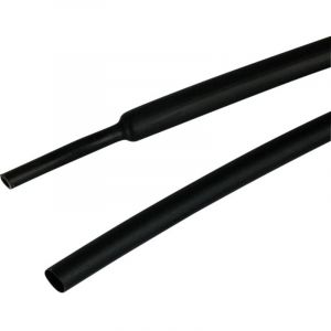 Te Connectivity - ATUM-24/8-0 Gaine thermorétractable avec colle noir 24 mm 8 mm Taux de retreint:3:1 1.2 m