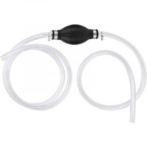 Lntyq Kit de pompe &agrave; siphon manuel, pompe de transfert de liquide portable, pompe &agrave; siphon de carburant pour essence, diesel, huile, eau avec tuyau