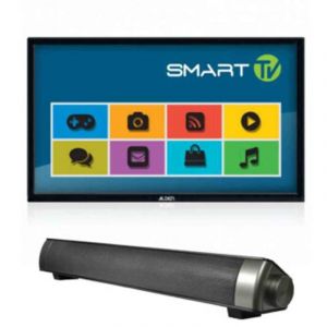 PACK ALDEN TV LED 19" 48cm T&eacute;l&eacute;viseur Connect&eacute; GooglePlay Bluetooth Camping Car + I-SOUND-HD BARRE DE SON STEREO