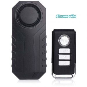 Alarme Antivol V&eacute;lo, Alarme Trottinette Moto &ndash; Alarme Scooter Vibration Sans Fil &ndash; pour V&eacute;lo, Quad, Moto,Trottinette, sac, bagage &ndash; Avec T&eacute;l&eacute;commande