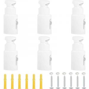 6 Pi&egrave;ces Fixation Seche Serviette Fixation Radiateur Fonte Support Radiateur Distance R&eacute;glable Support Radiateur Convient aux Radiateurs de Salle de