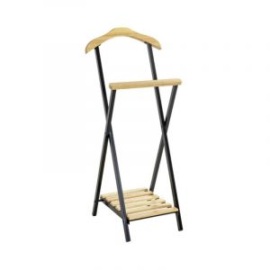 Valet de Chambre 'Hélène ' 110cm Naturel & Noir