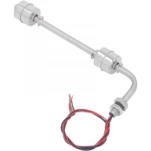 Lifcausal - Capteur de niveau d'eau, Interrupteur à flotteur en acier inoxydable pour pompe de piscine, aquarium et étang, Compatible ac dc 0 - 110V