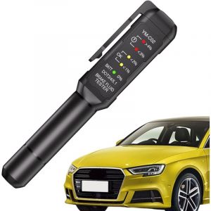 Détecteur de liquide de frein, testeur de liquide de frein - Outil de contrôle précis des freins Testeur de liquide hydraulique Détecteur de teneur