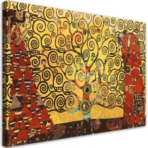 Peinture sur toile, Arbre de Vie Gustav Klimt - 100x70