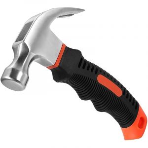 Mini Marteau,Marteau Multifonction,Petit Marteau Arrache-clou en Acier au Carbone,avec Poignée,pour Entretien,Menuiserie,Ie