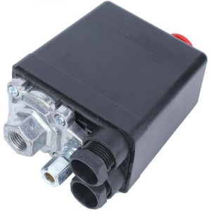 Vanne de commande de pressostat de compresseur d'air monotrou 0.51.2MPa (72.5175psi) 220V G1/4' - ZVD