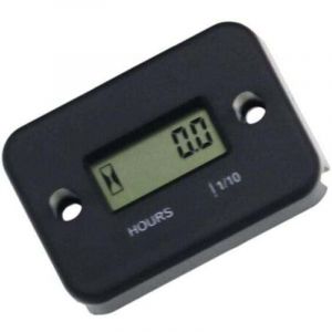 &Eacute;tanche &eacute;cran LCD Compteur num&eacute;rique Heure Moteur Portable Gauge Compteur horaire Moto Bateau Compteur horaire Moteur