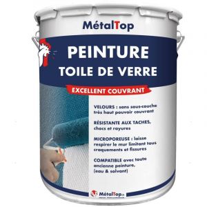 Metaltop - Peinture Toile De Verre - Pot 1 l - 7031 - Gris bleu