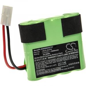 Vhbw - Batterie compatible avec Water Tech Pool Blaster Max cg nettoyeur de piscine (3000mAh, 9,6V, NiMH)