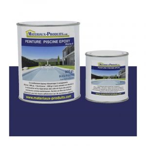Peinture Piscine Epoxy - 10 Kg Bleu marine Matpro