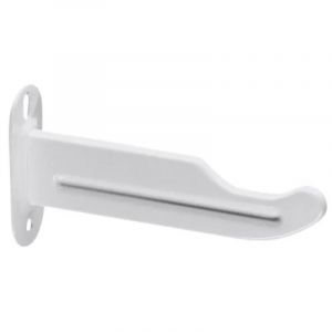 Scell-It &ndash; Support radiateur fonte traditionnel 120 mm &ndash; Montage &agrave; vis &ndash; &Eacute;poxy blanc &ndash; Fixation solide pour chauffage domestique